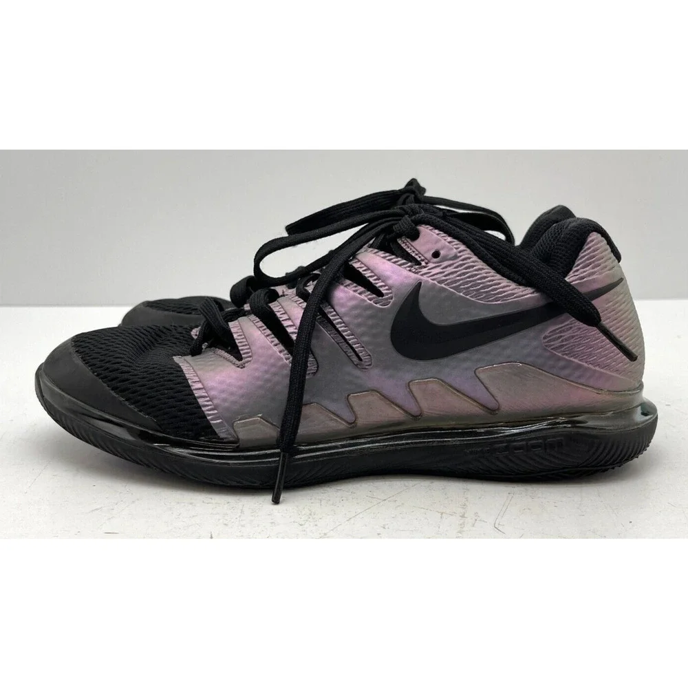 Nike Air Zoom Vapor X AA8030-900 Black/ Purple Men's Tennis Shoes US Size 7.5
